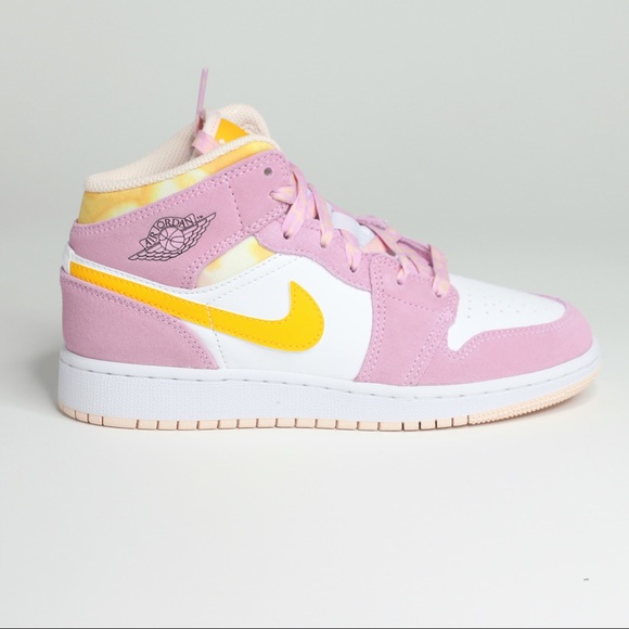 AUTHENTIC NIKE AIR JORDAN 1 MID ARCTIC PINK